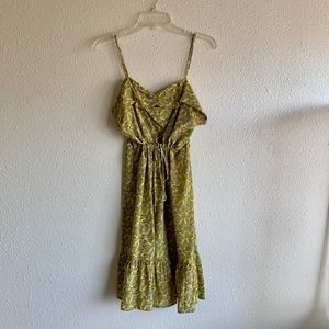 Yellow Birds Maxi Sundress